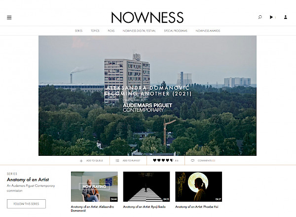 nowness | audemars piguet | aleksandra domanovic